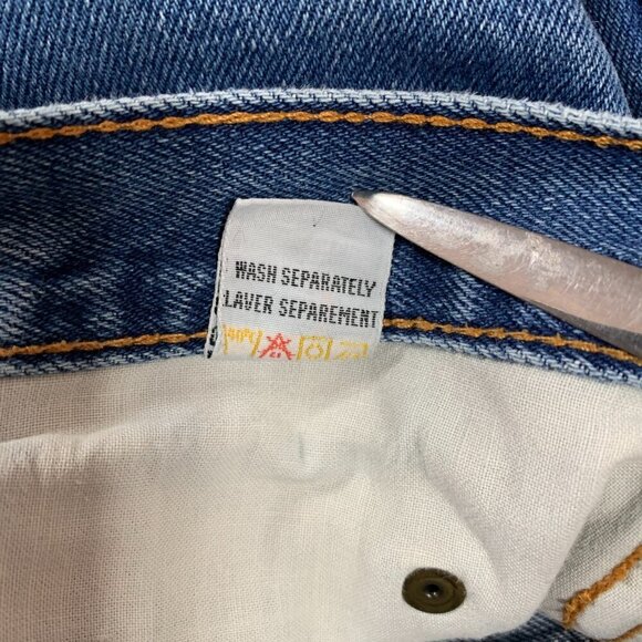 Vintage 80s 90's High Rise Mom Jeans Straight Leg Medium Wash Denim - Picture 10 of 16